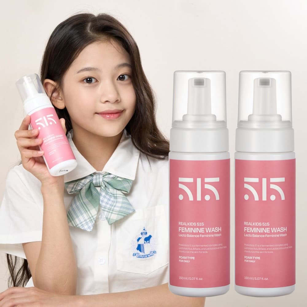 리얼키즈515 락토밸런스 임산부 어린이 여성청결제 150ml 1+1
