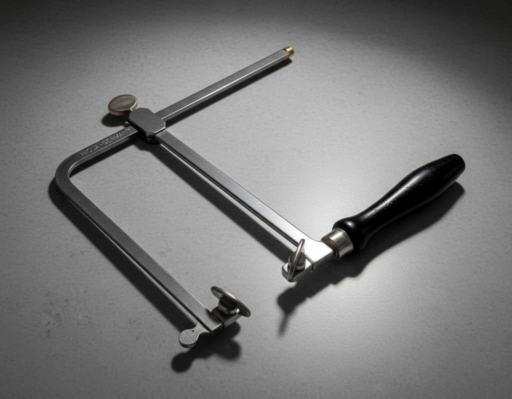 니쿠아(NIQUA) 주얼리 톱 프레임 80mm ~150mm 정밀 금세공을 위한 독일 전문가용 톱대